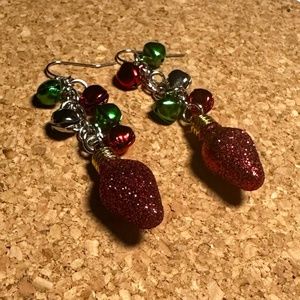 Christmas Light Bell Earrings
